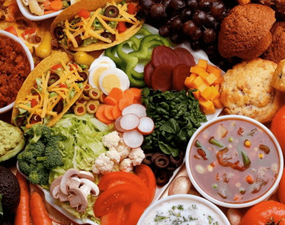 Une variété de nutrition