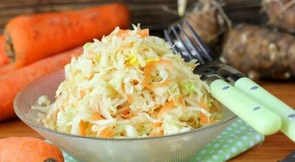 Salade de choucroute et de Jérusalem Artichauts