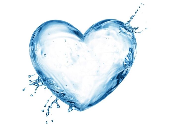 Le cœur est hors de l'eau