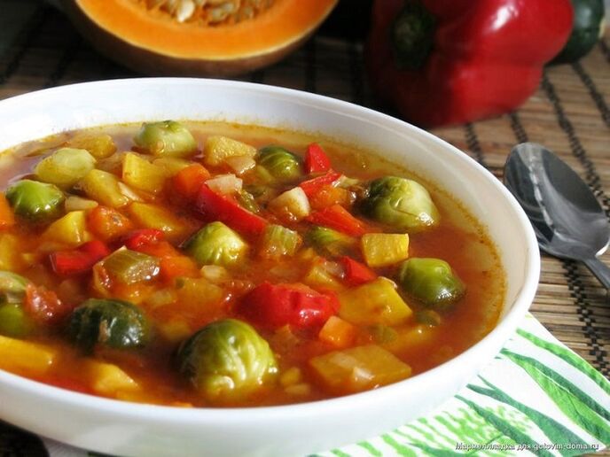 Soupe de légumes pour perdre du poids